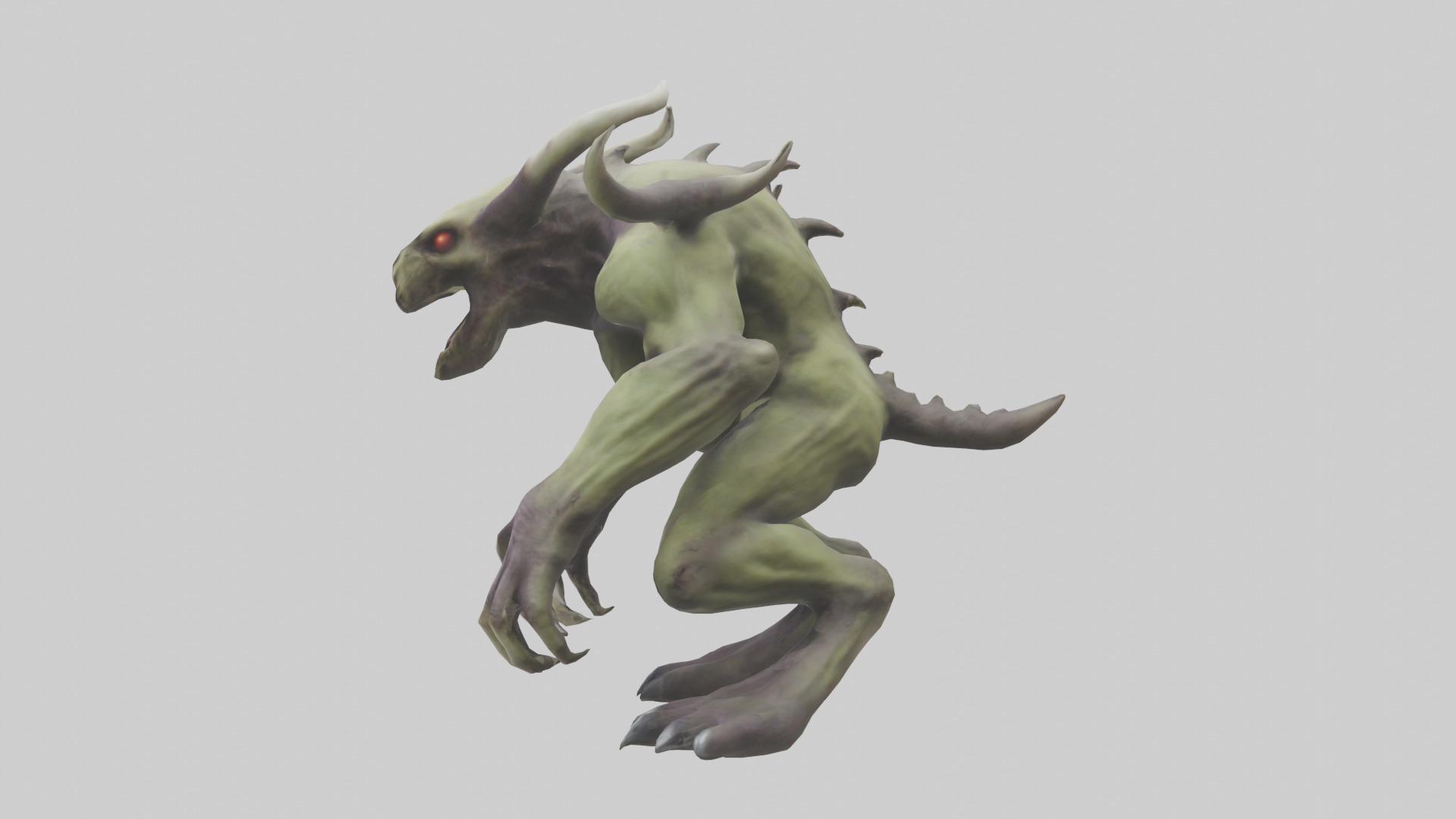 Plague Beast model Low-poly 3D model_12