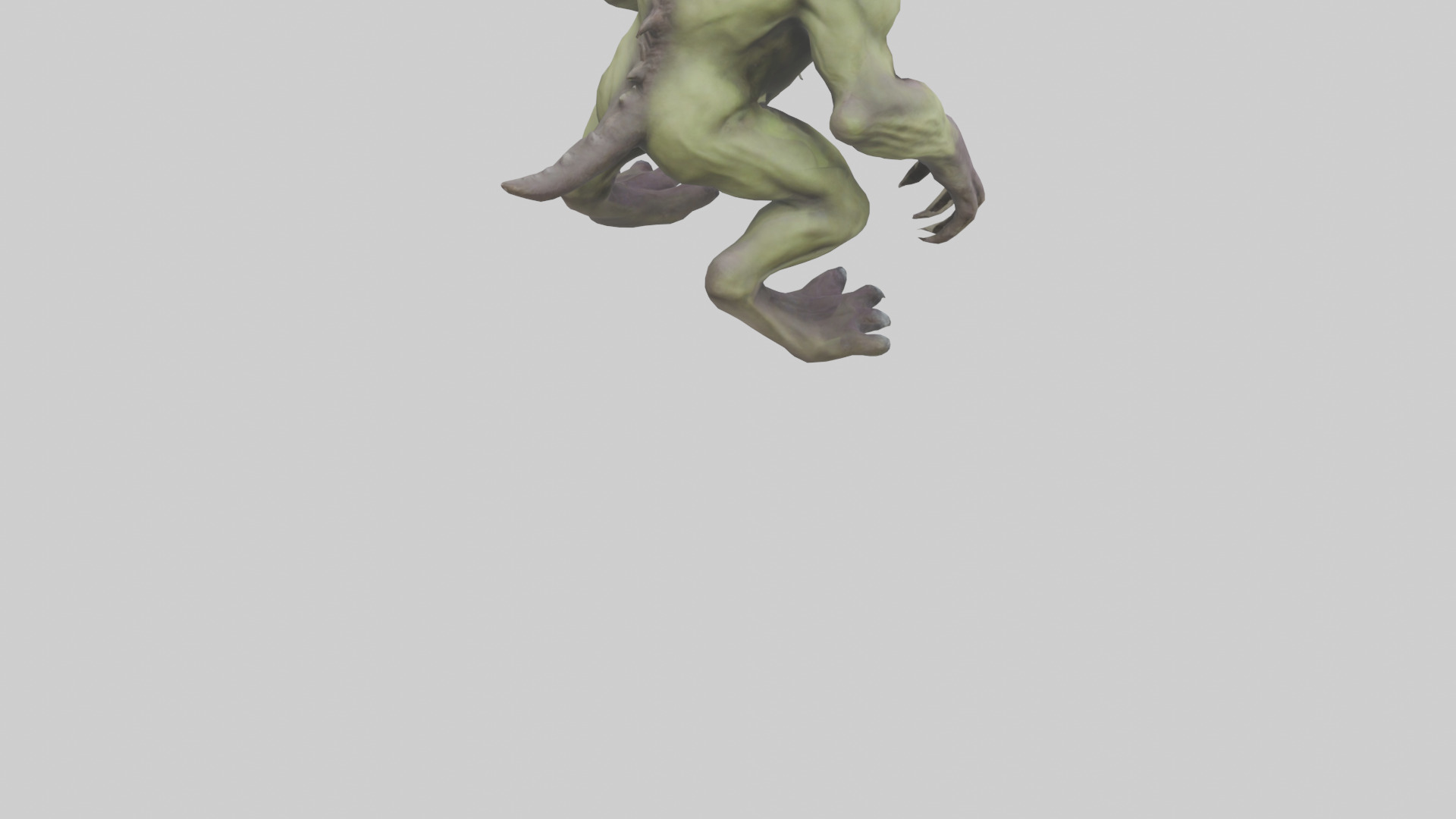 Plague Beast model Low-poly 3D model_5