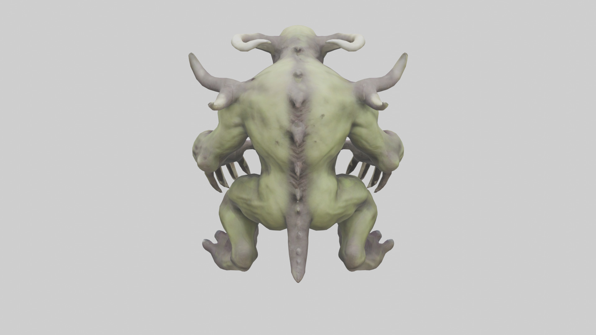 Plague Beast model Low-poly 3D model_15
