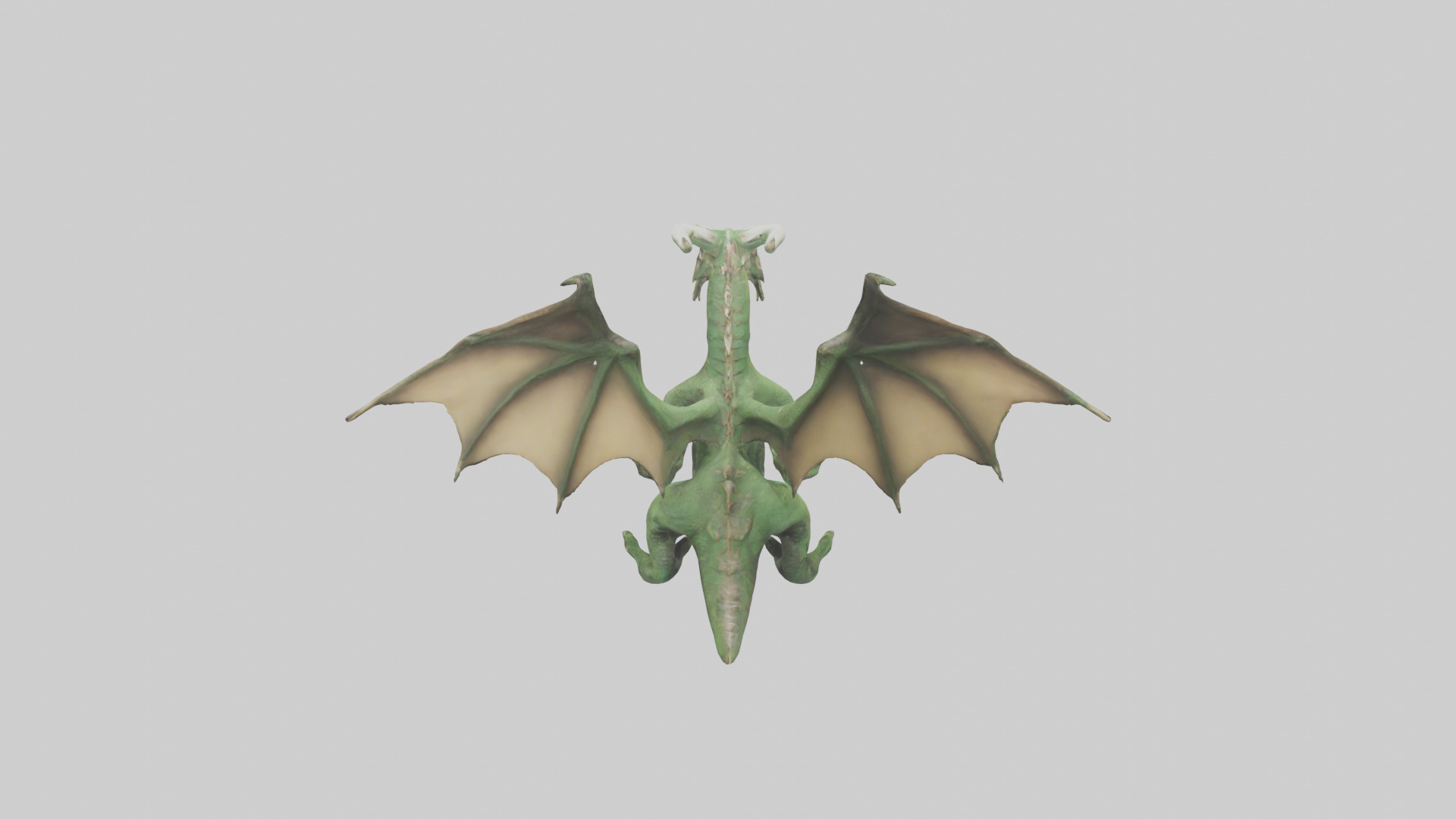 Plague Dragon model Low-poly 3D model_15