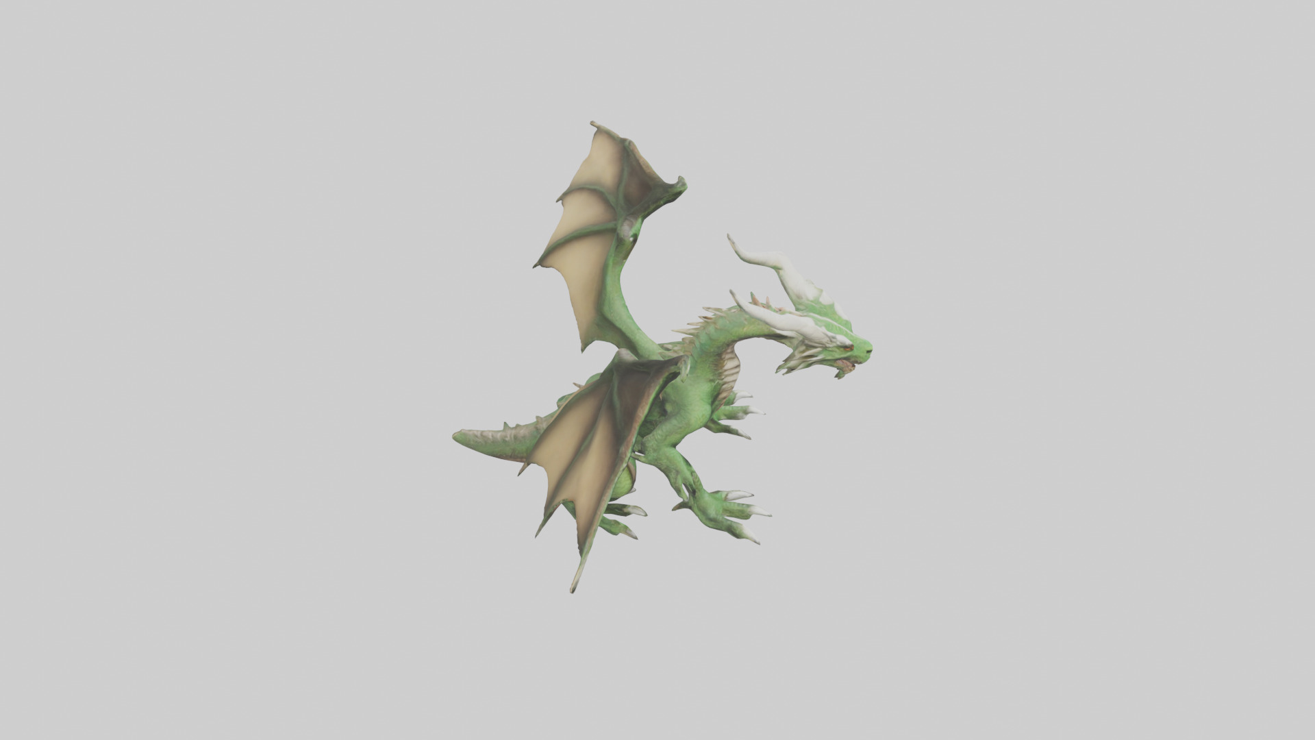 Plague Dragon model Low-poly 3D model_18
