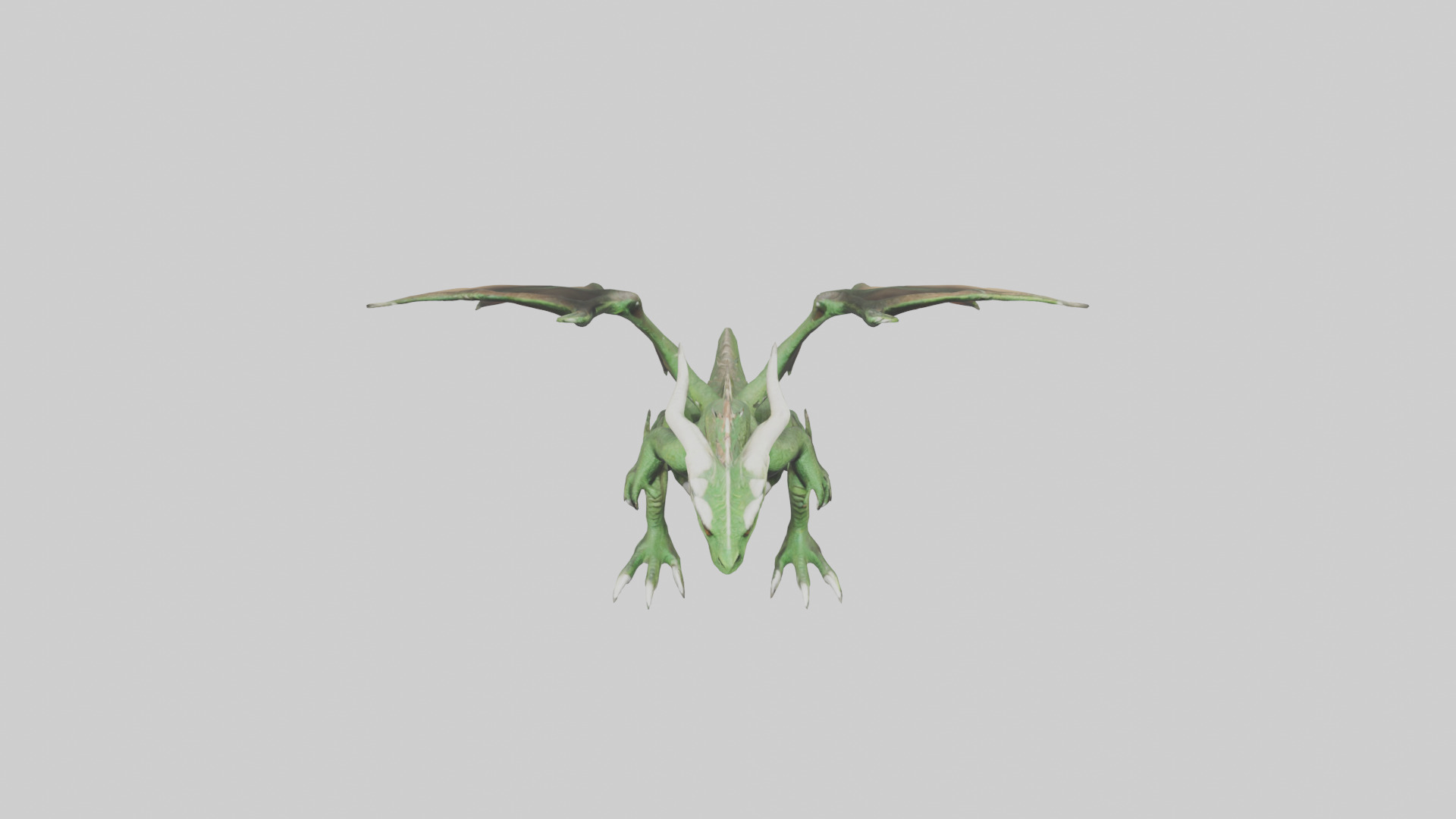 Plague Dragon model Low-poly 3D model_16