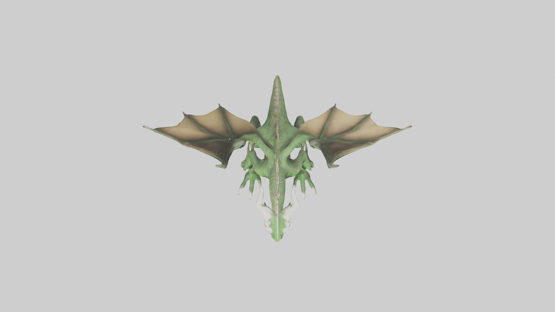 Plague Dragon model Low-poly 3D model_14