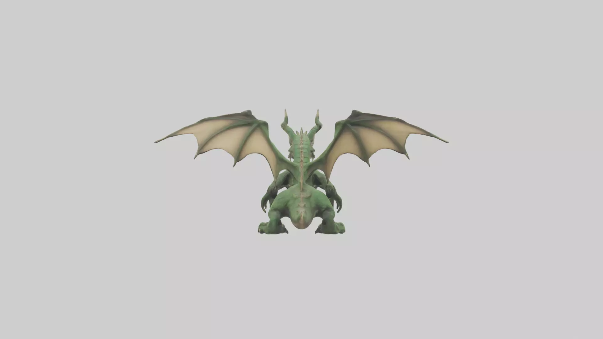 Plague Dragon model Low-poly 3D model_0