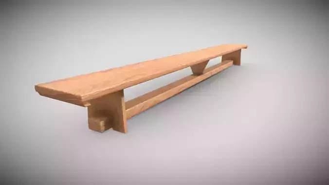 Wooden Swedish Bench