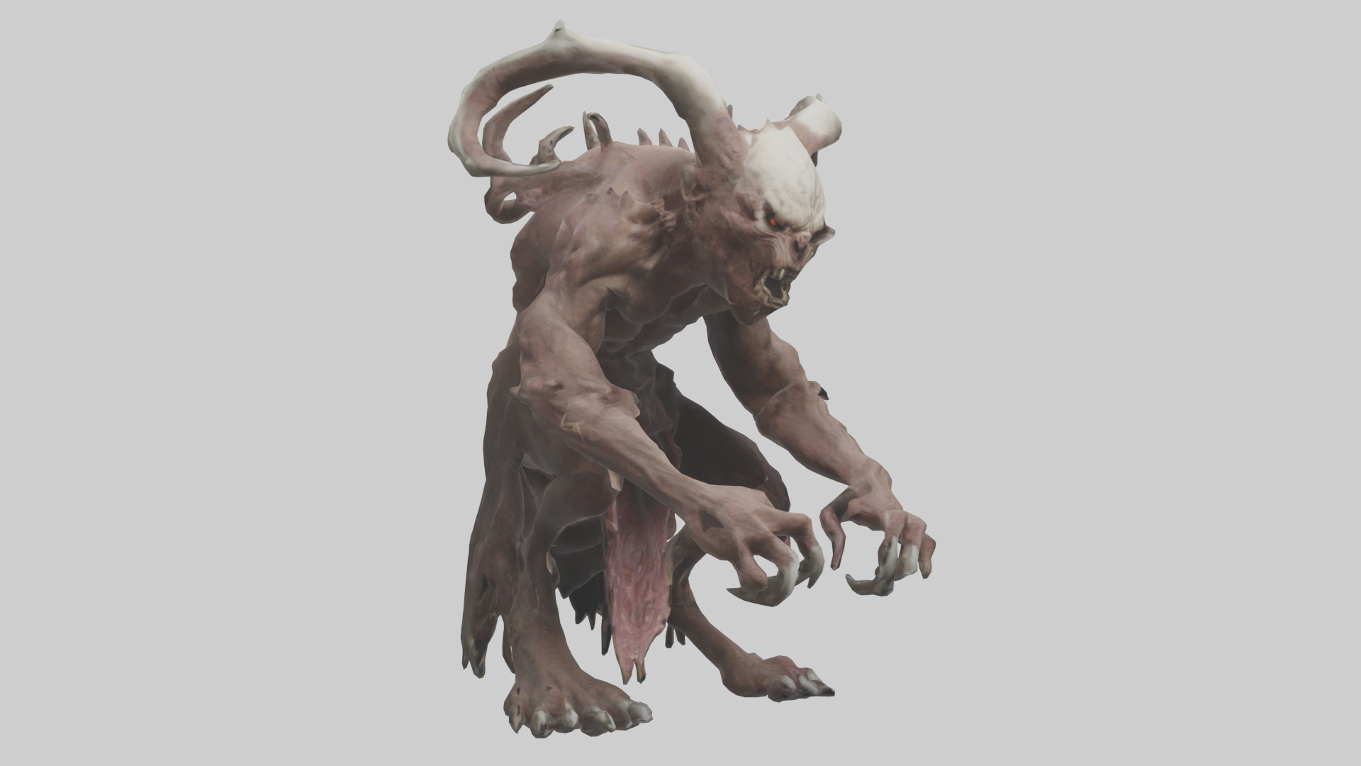 Plagued Beast model Low-poly 3D model_7