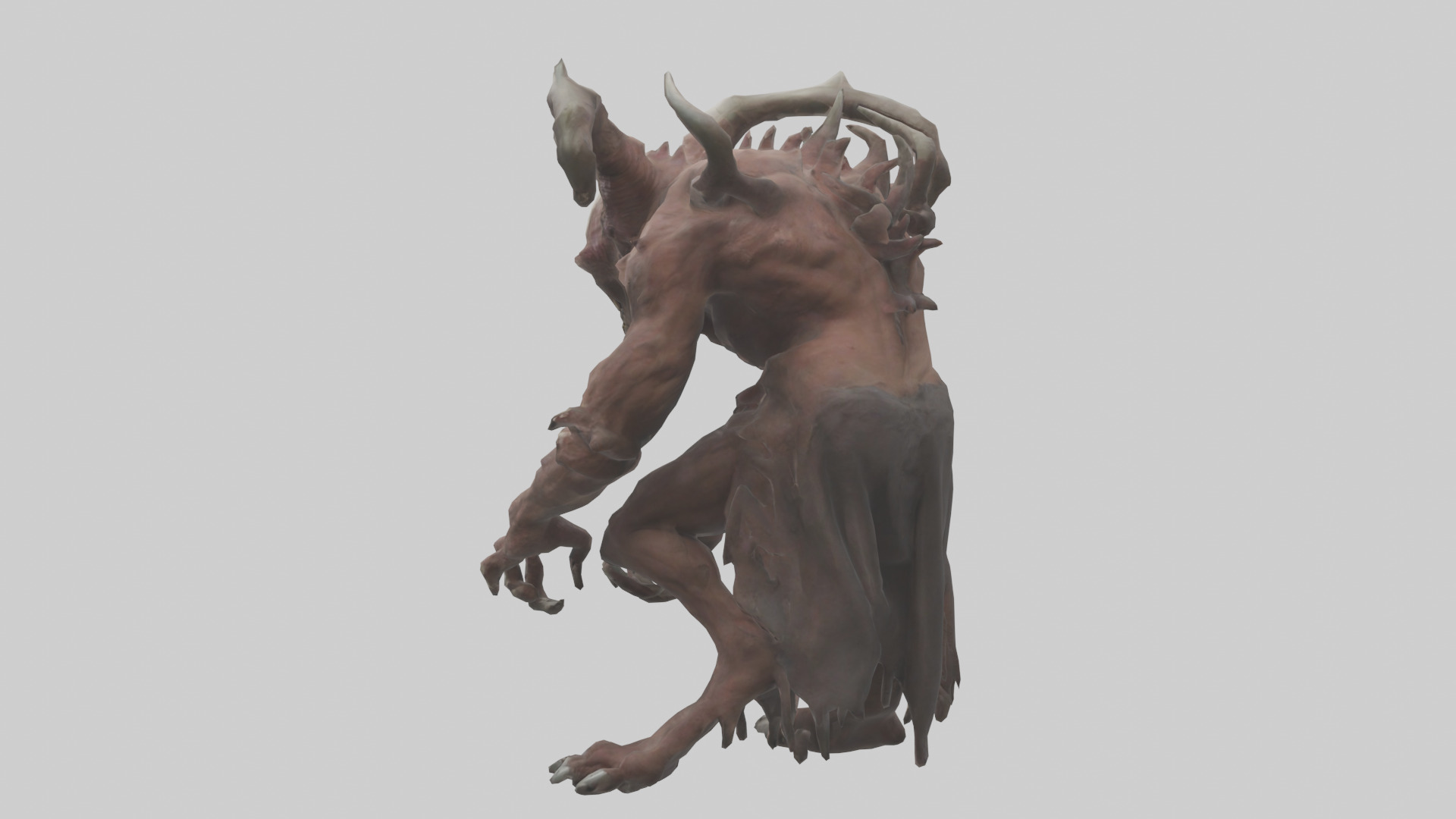 Plagued Beast model Low-poly 3D model_1