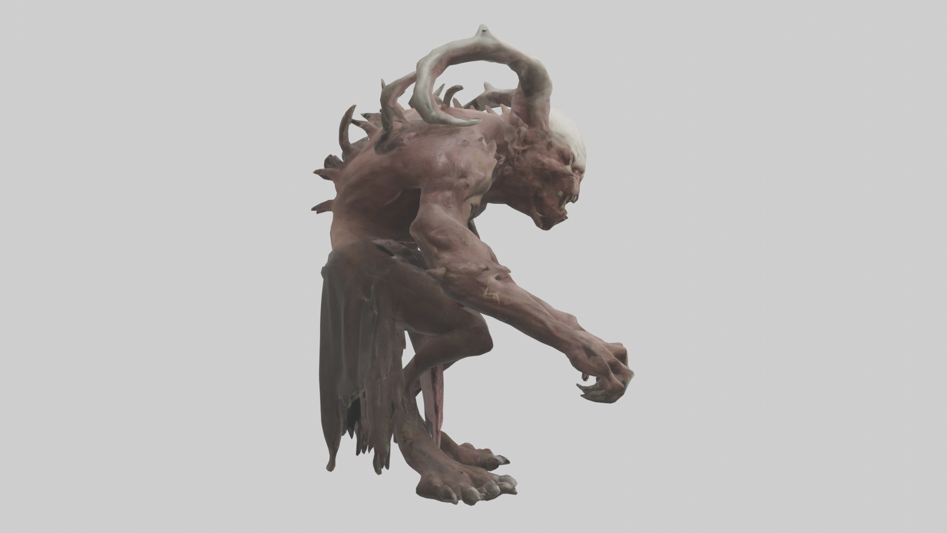 Plagued Beast model Low-poly 3D model_13