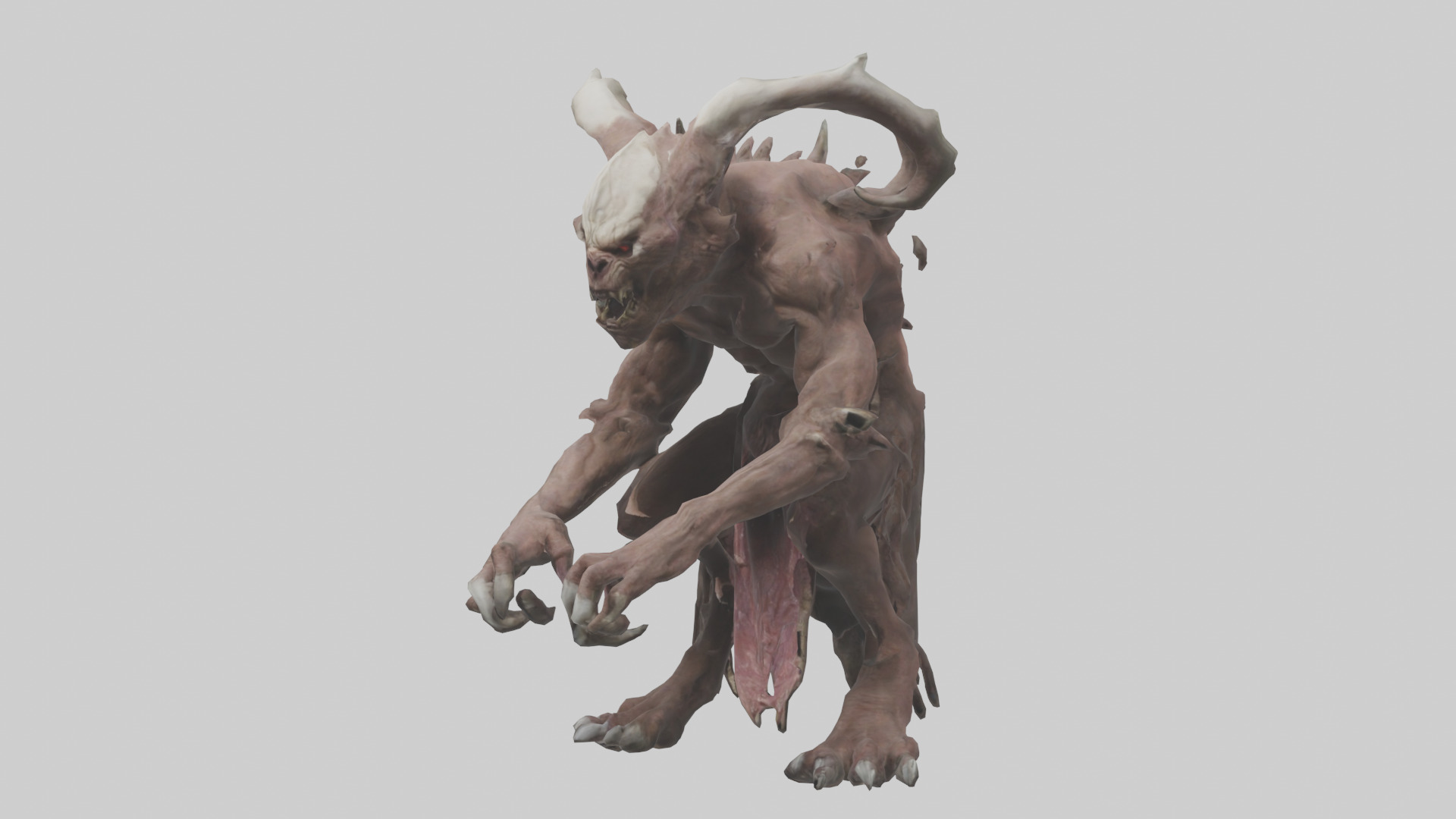 Plagued Beast model Low-poly 3D model_8