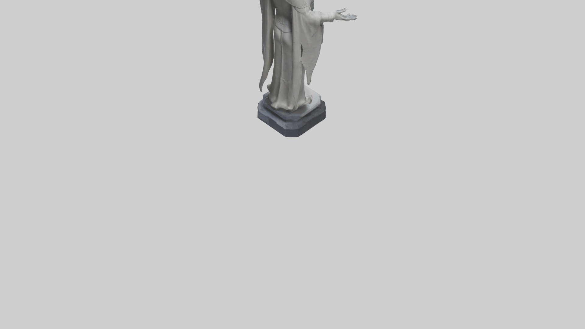 Planetary Protection Statue model Low-poly 3D model_4