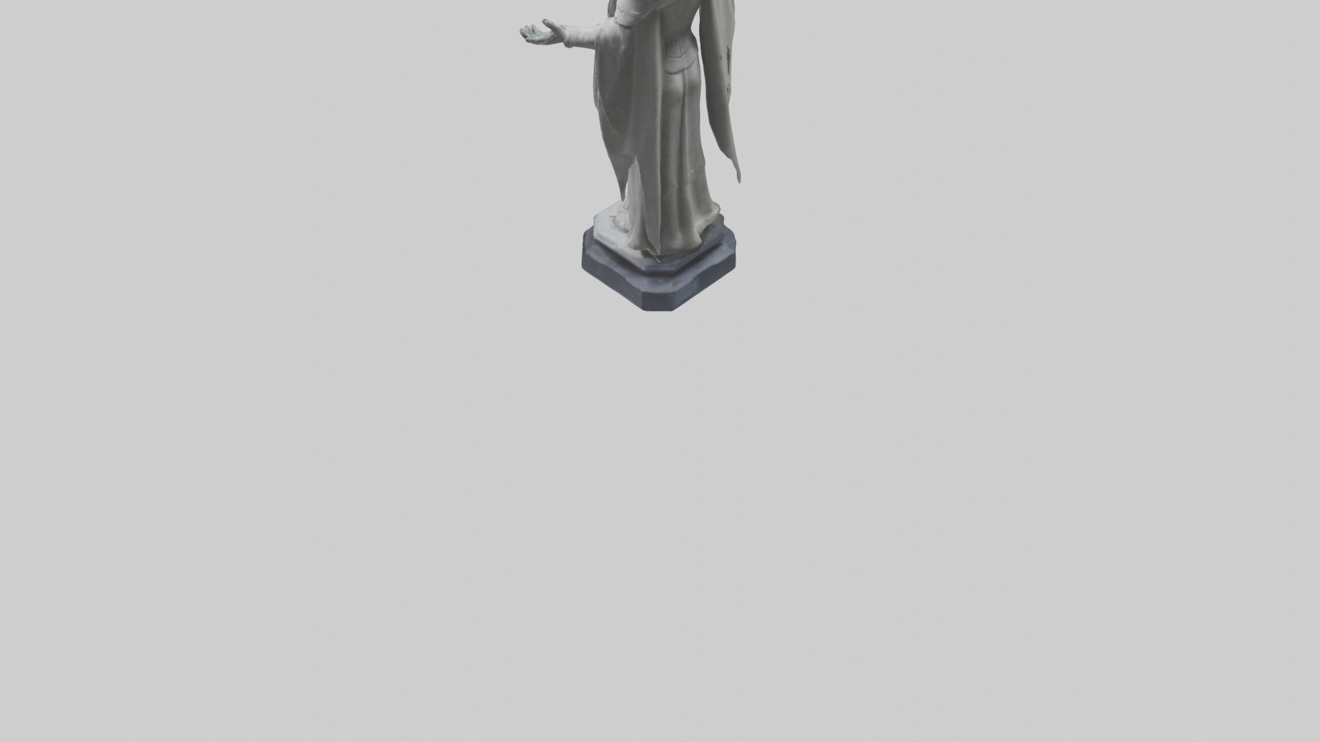 Planetary Protection Statue model Low-poly 3D model_3