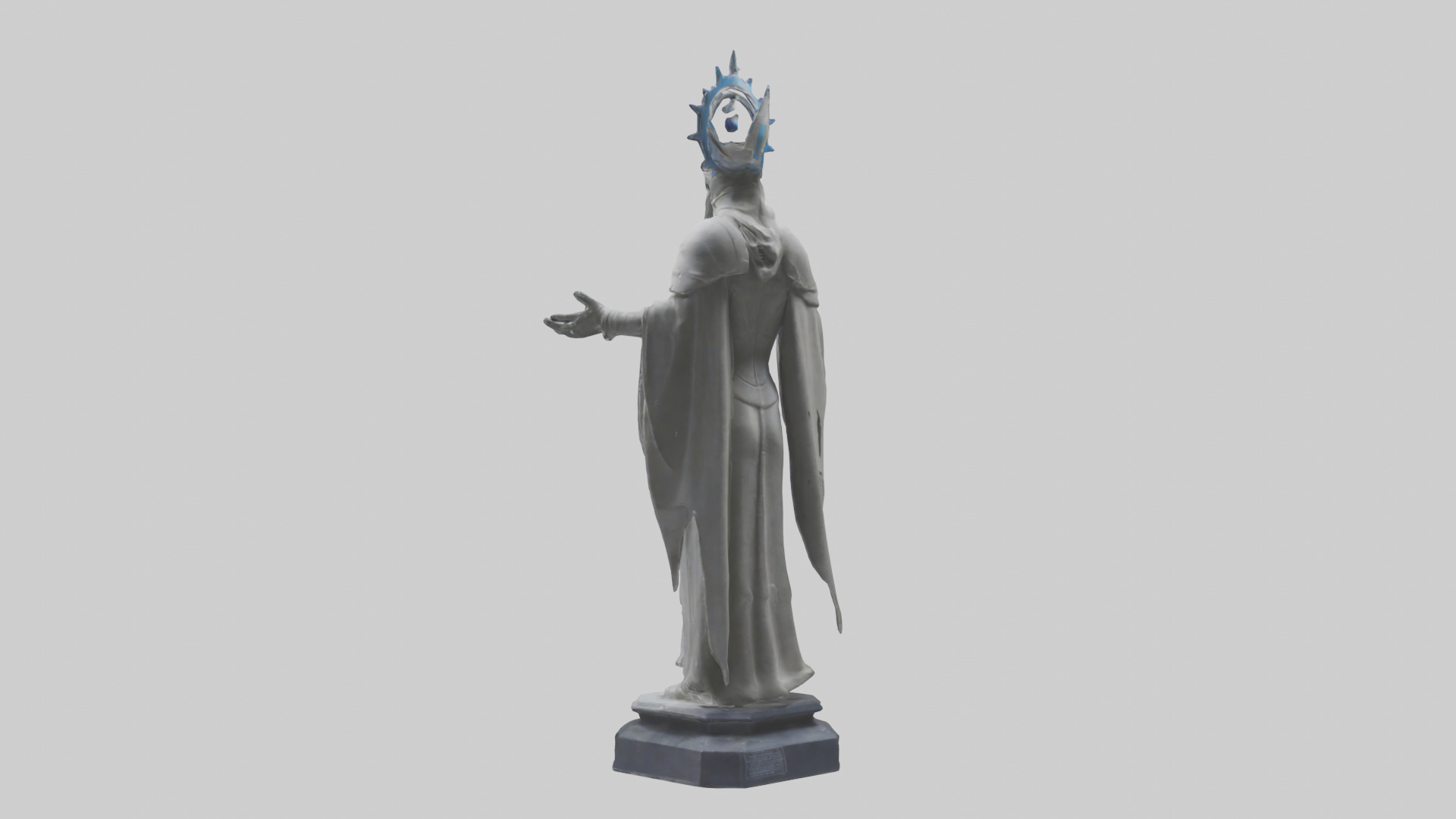 Planetary Protection Statue model Low-poly 3D model_1