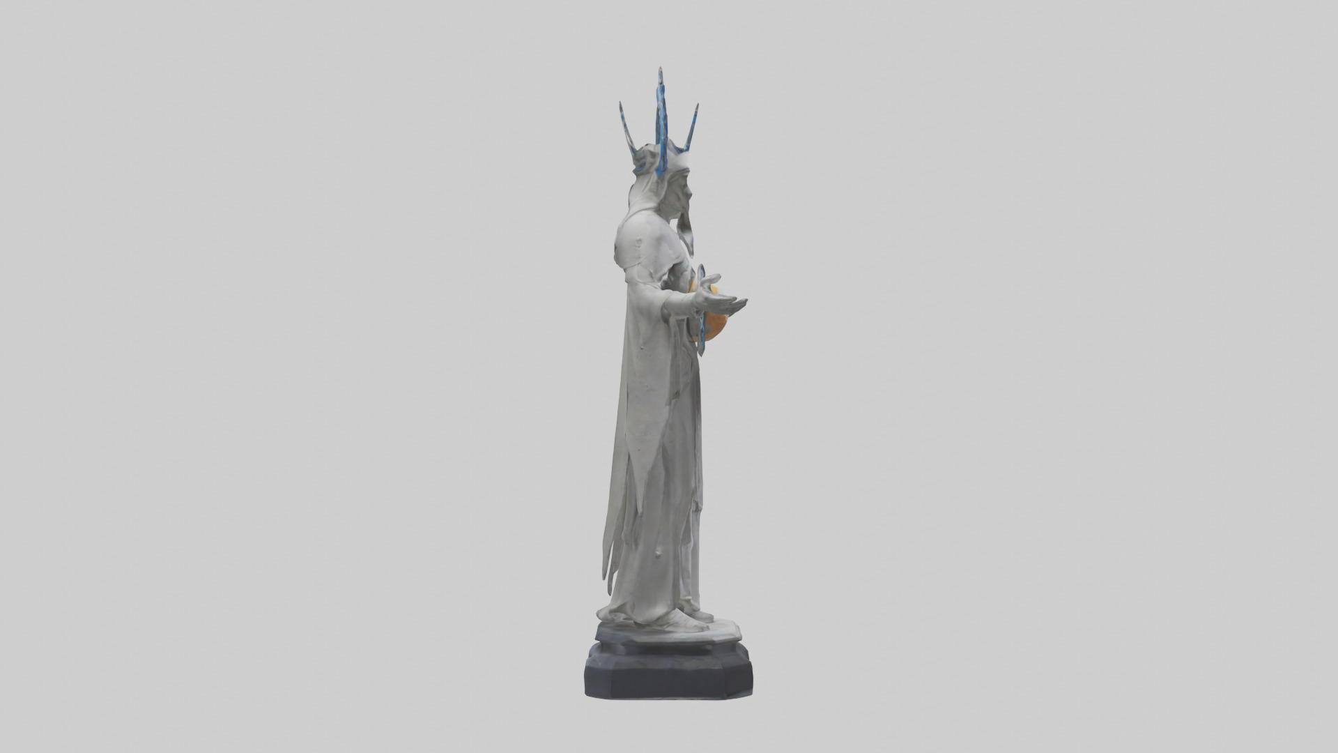 Planetary Protection Statue model Low-poly 3D model_13