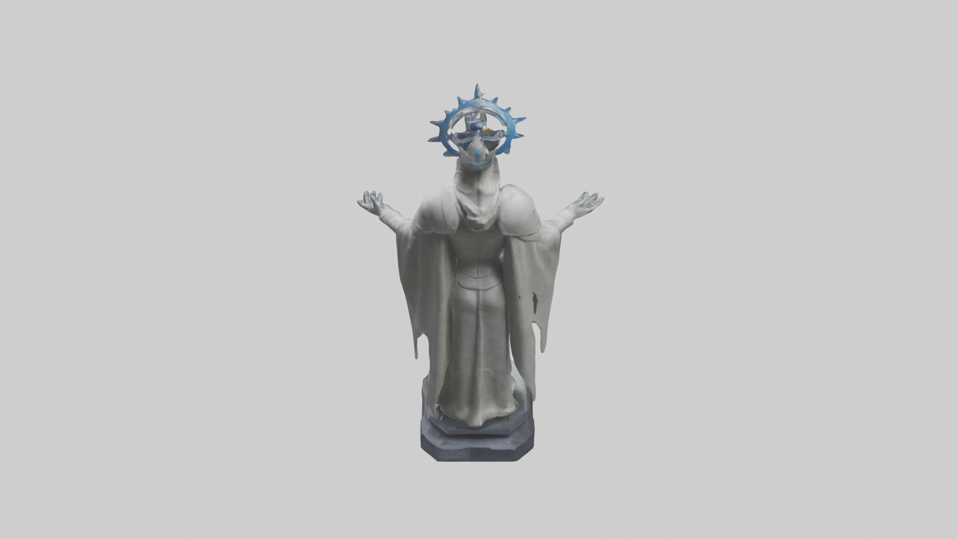 Planetary Protection Statue model Low-poly 3D model_15