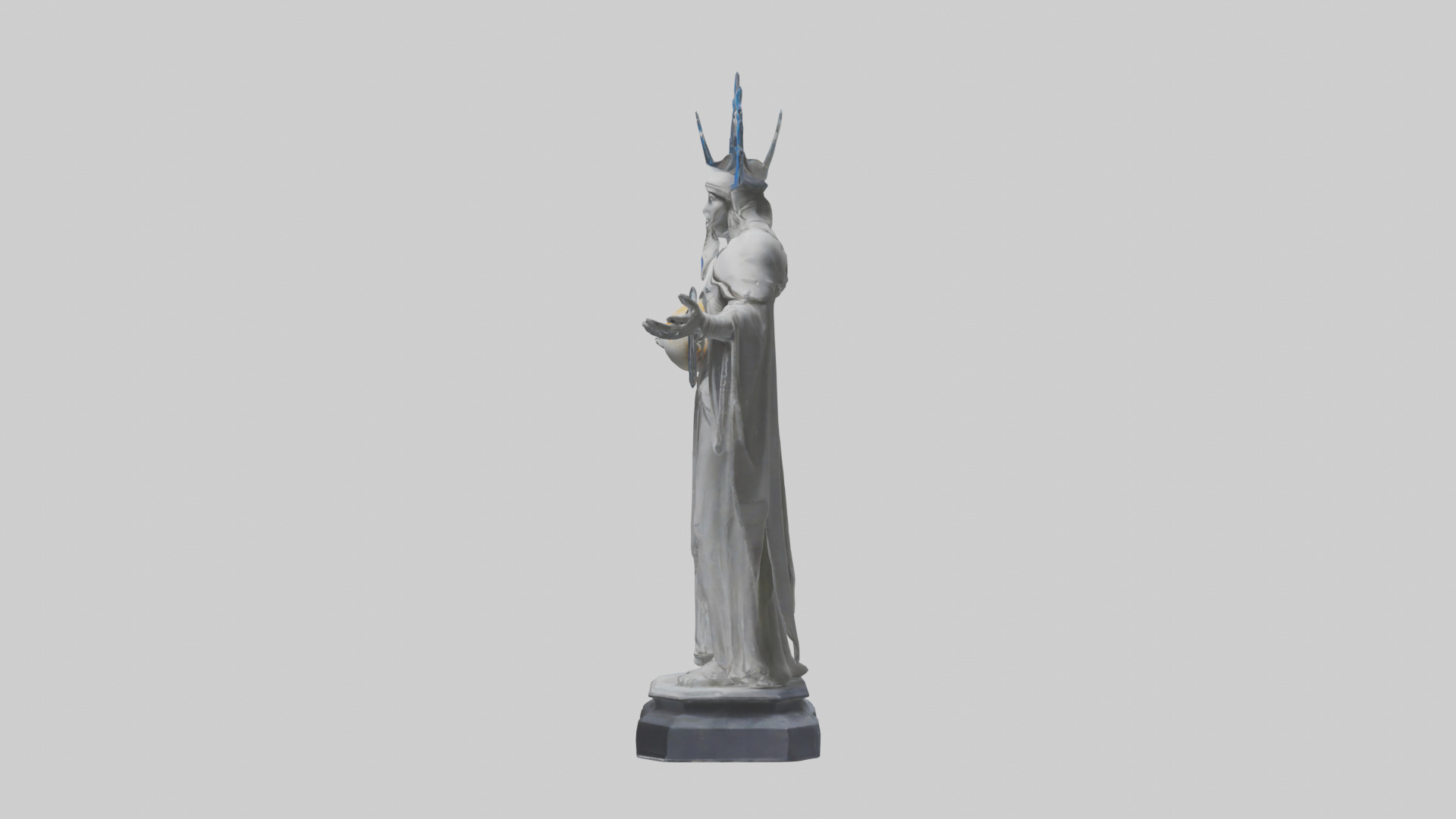 Planetary Protection Statue model Low-poly 3D model_12