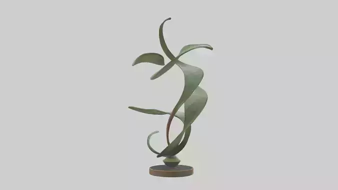 Plant and Stem Movement Sculpture model