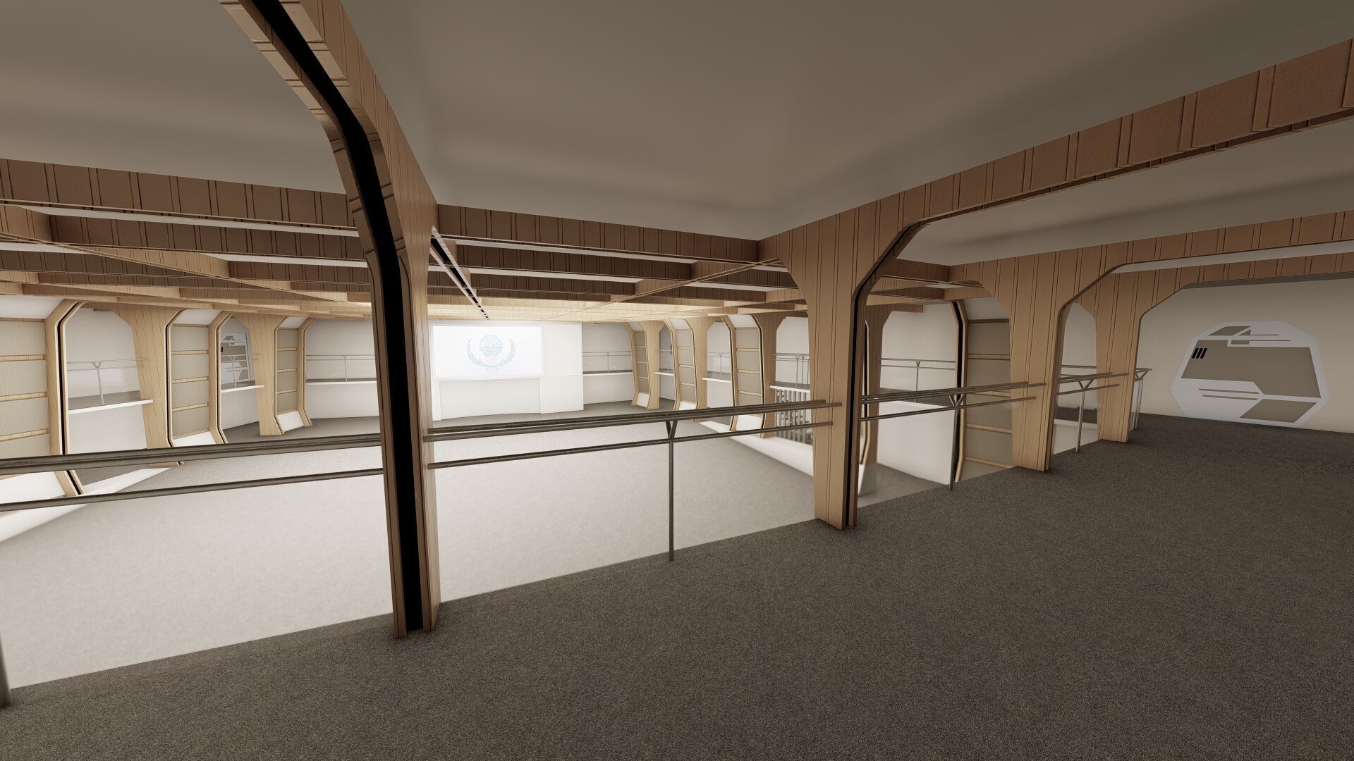 USS ENTERPRISE NCC 1701 A with full interior 3D model_51