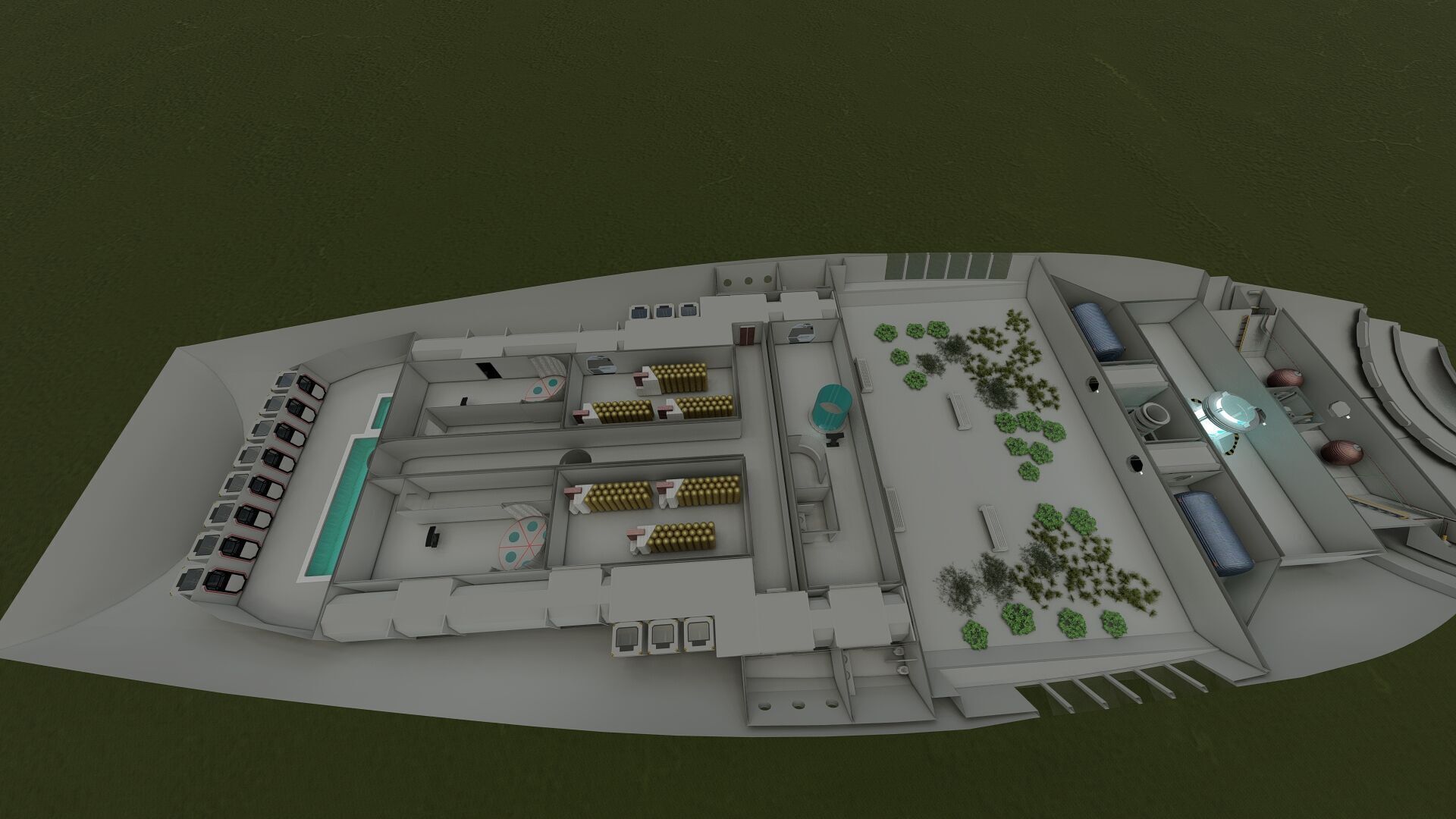 USS ENTERPRISE NCC 1701 A with full interior 3D model_27