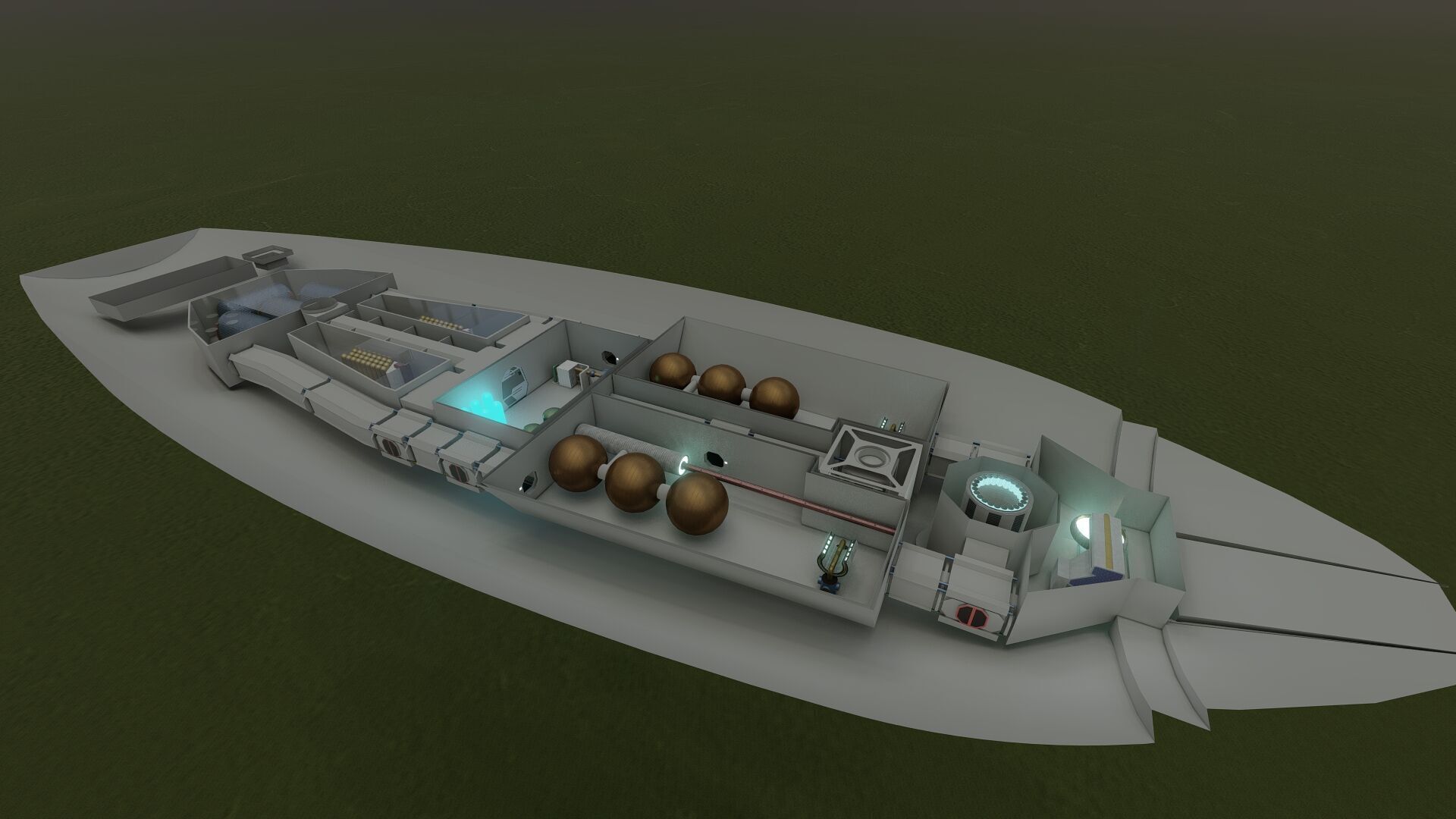 USS ENTERPRISE NCC 1701 A with full interior 3D model_26