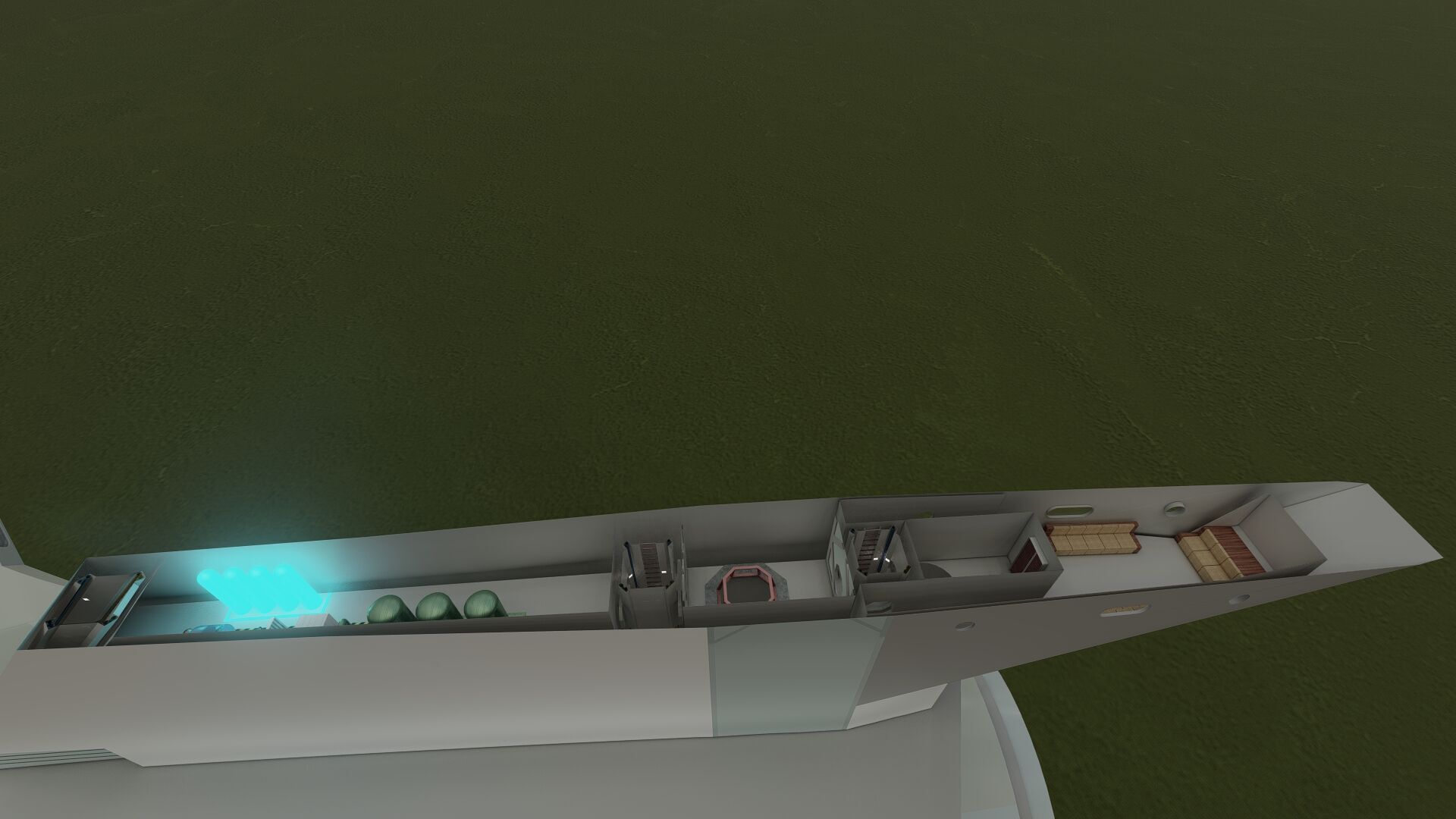 USS ENTERPRISE NCC 1701 A with full interior 3D model_37