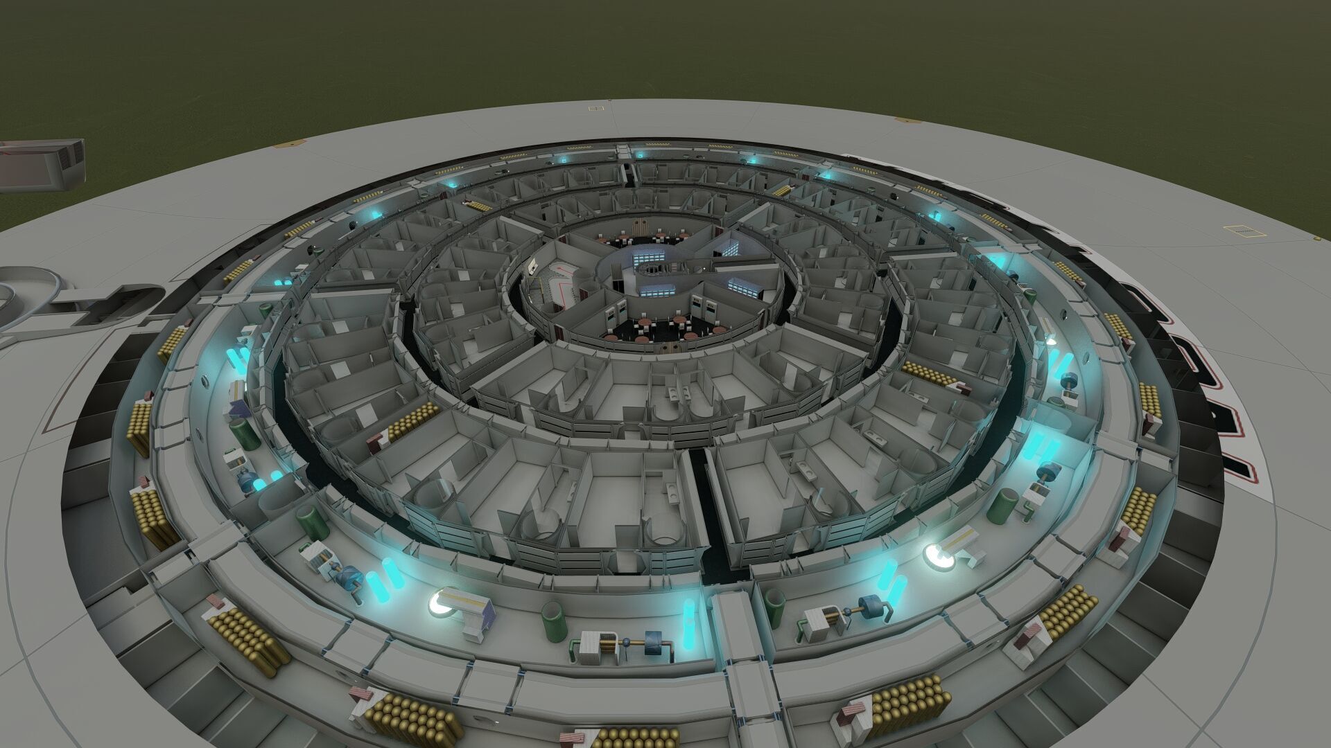 USS ENTERPRISE NCC 1701 A with full interior 3D model_43