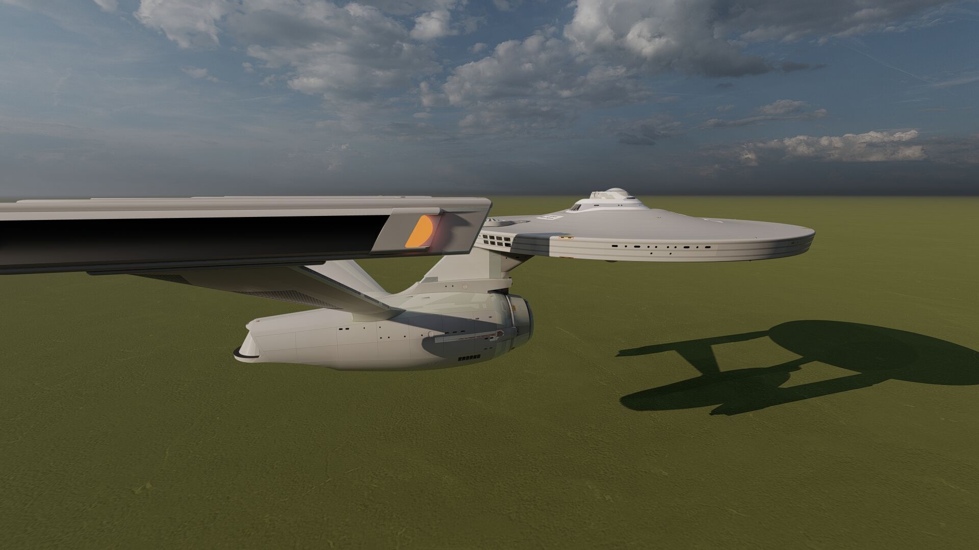 USS ENTERPRISE NCC 1701 A with full interior 3D model_7