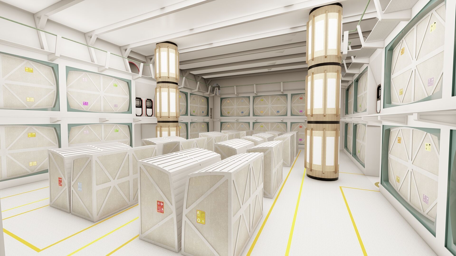 USS ENTERPRISE NCC 1701 A with full interior 3D model_48