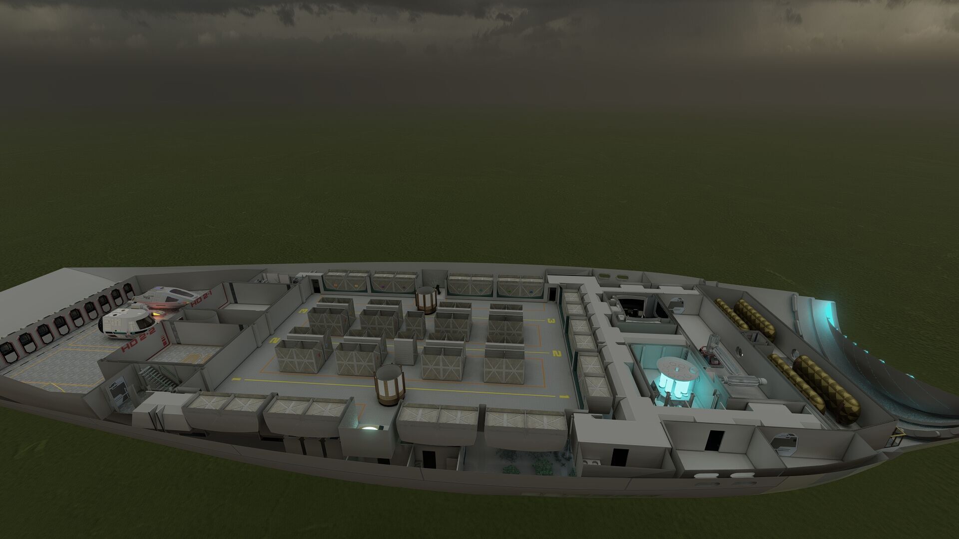 USS ENTERPRISE NCC 1701 A with full interior 3D model_28