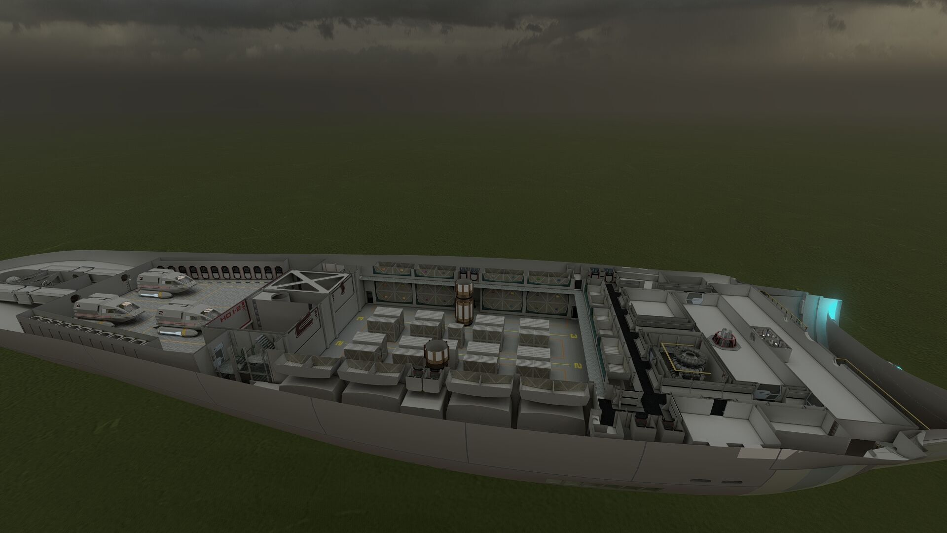 USS ENTERPRISE NCC 1701 A with full interior 3D model_29