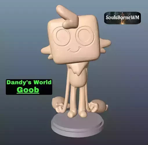 Dandy World Goob 3D print model