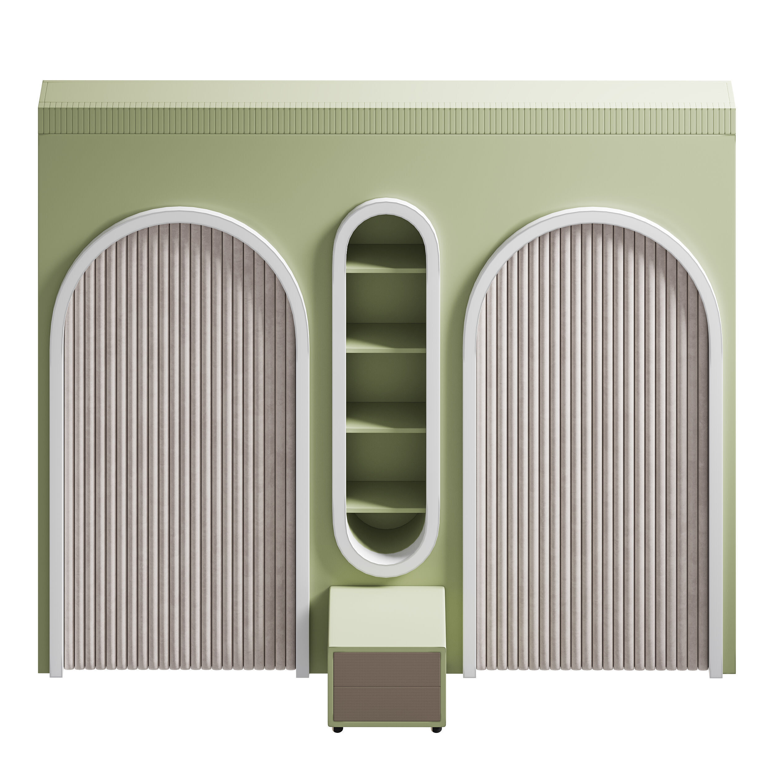 Kids wall panell 11 3D model_1