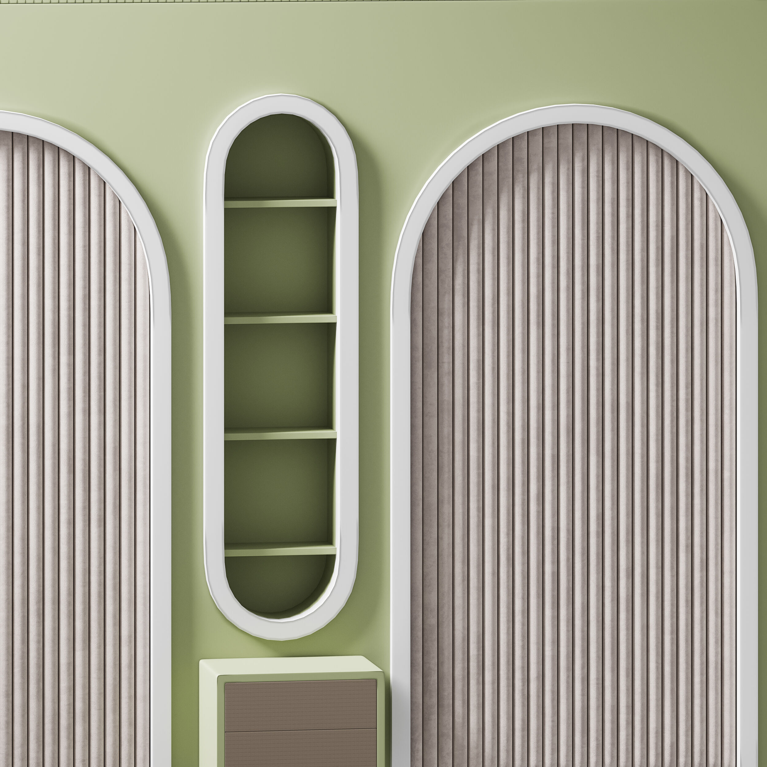 Kids wall panell 11 3D model_5