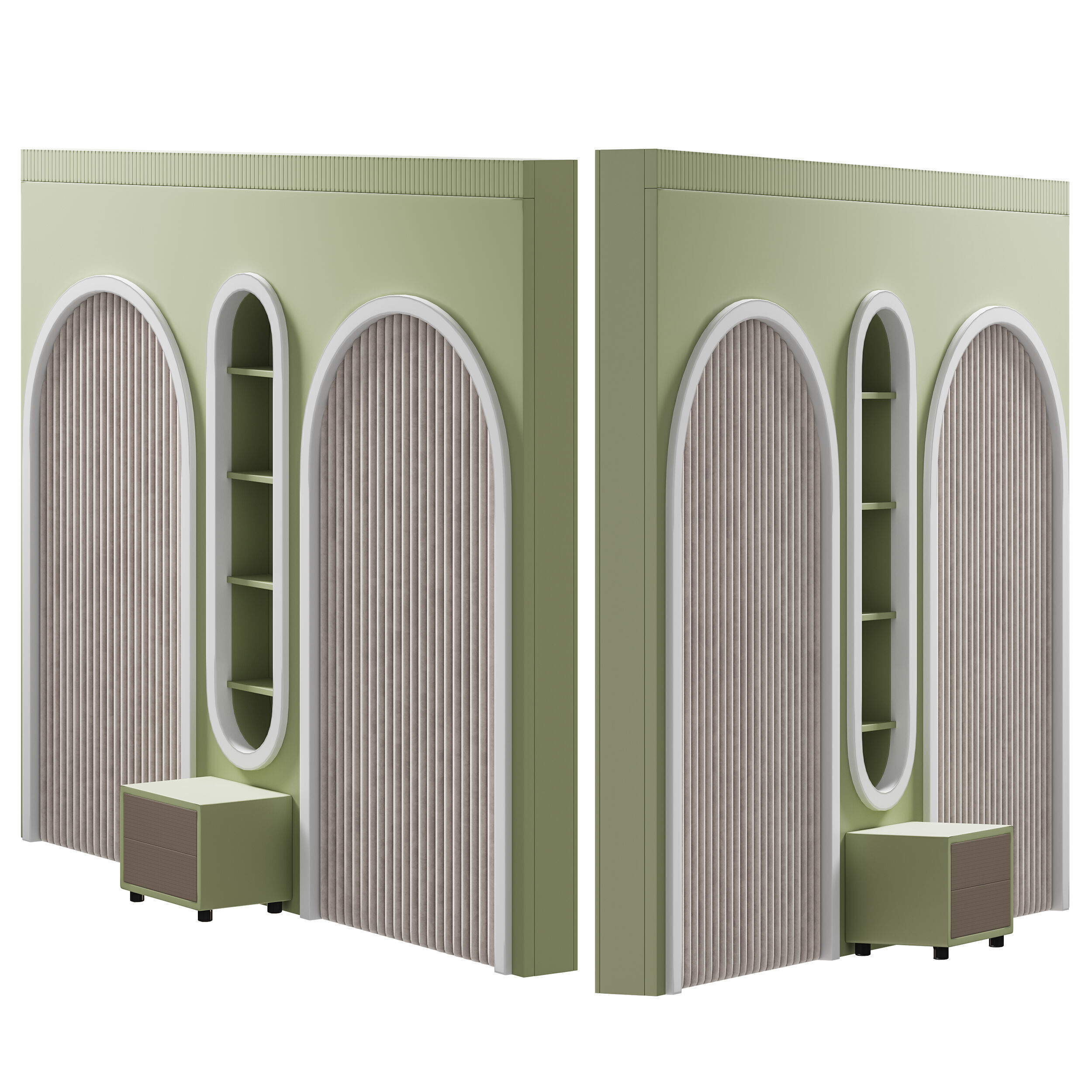 Kids wall panell 11 3D model_9