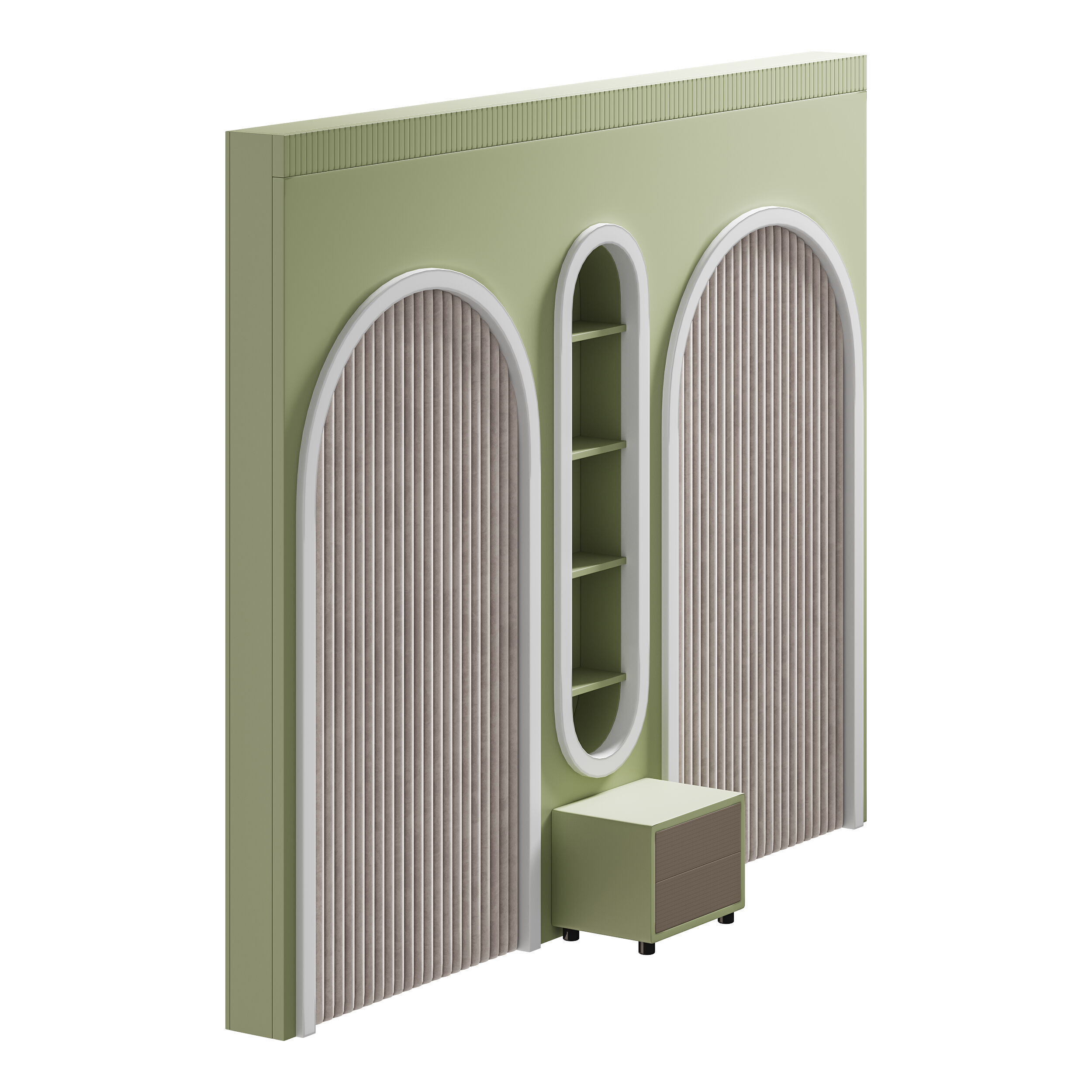 Kids wall panell 11 3D model_2