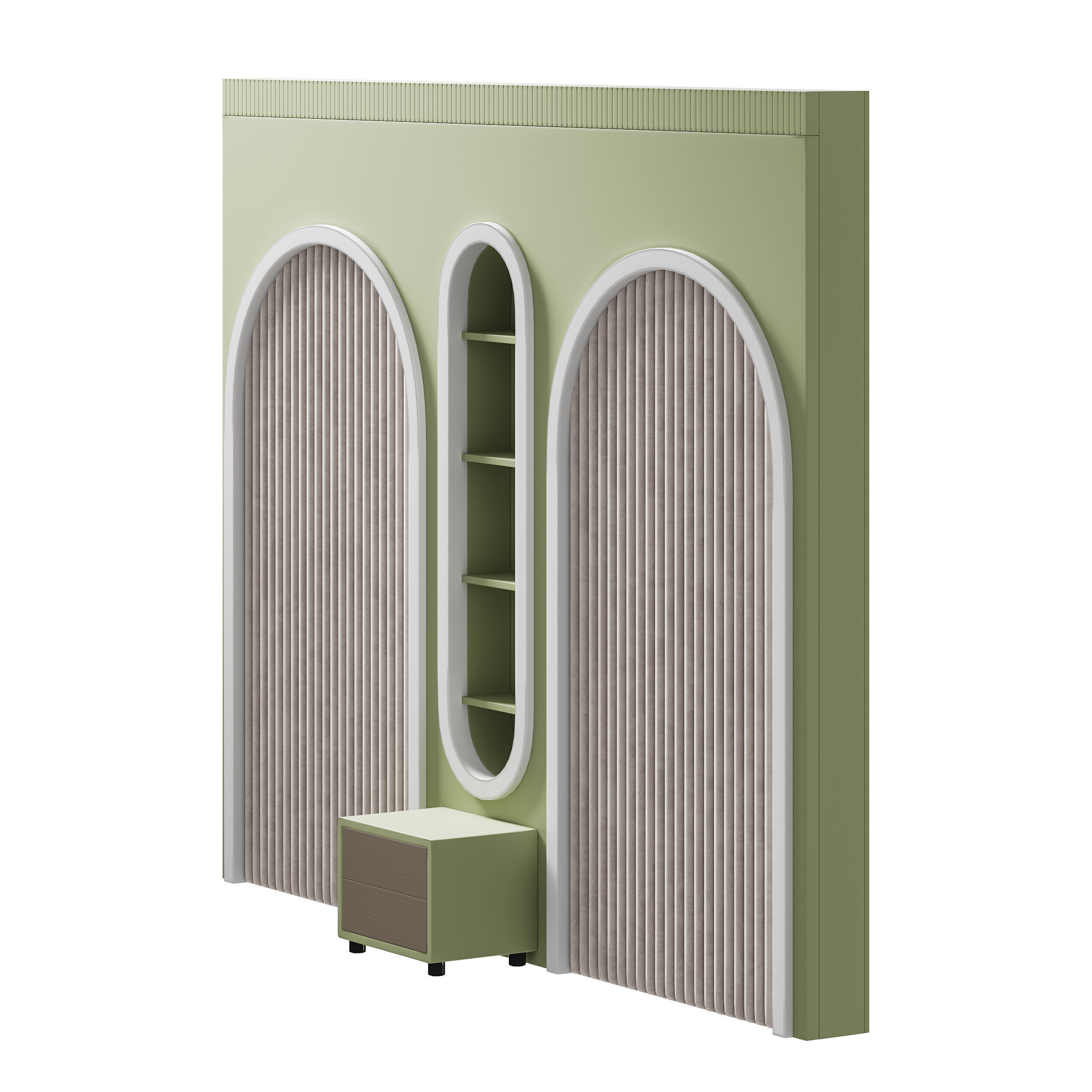 Kids wall panell 11 3D model_4