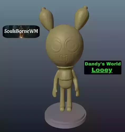 Dandy World Looey 3D print model
