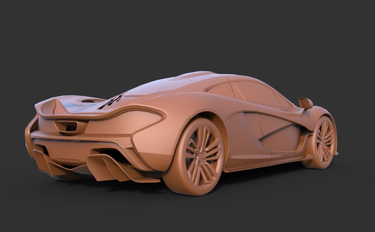 Mclaren P1 3D print model_4