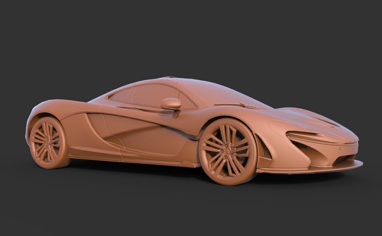 Mclaren P1 3D print model_2