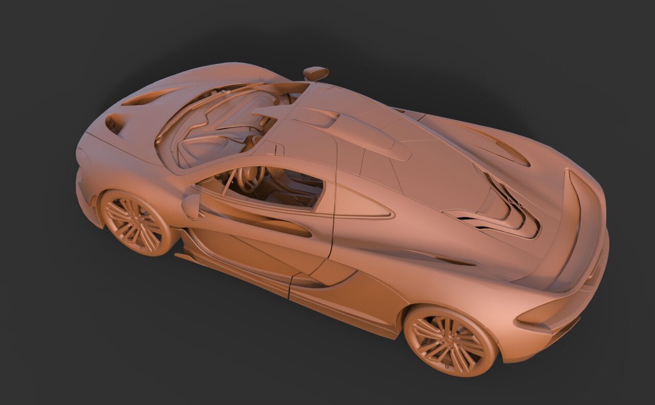 Mclaren P1 3D print model_5