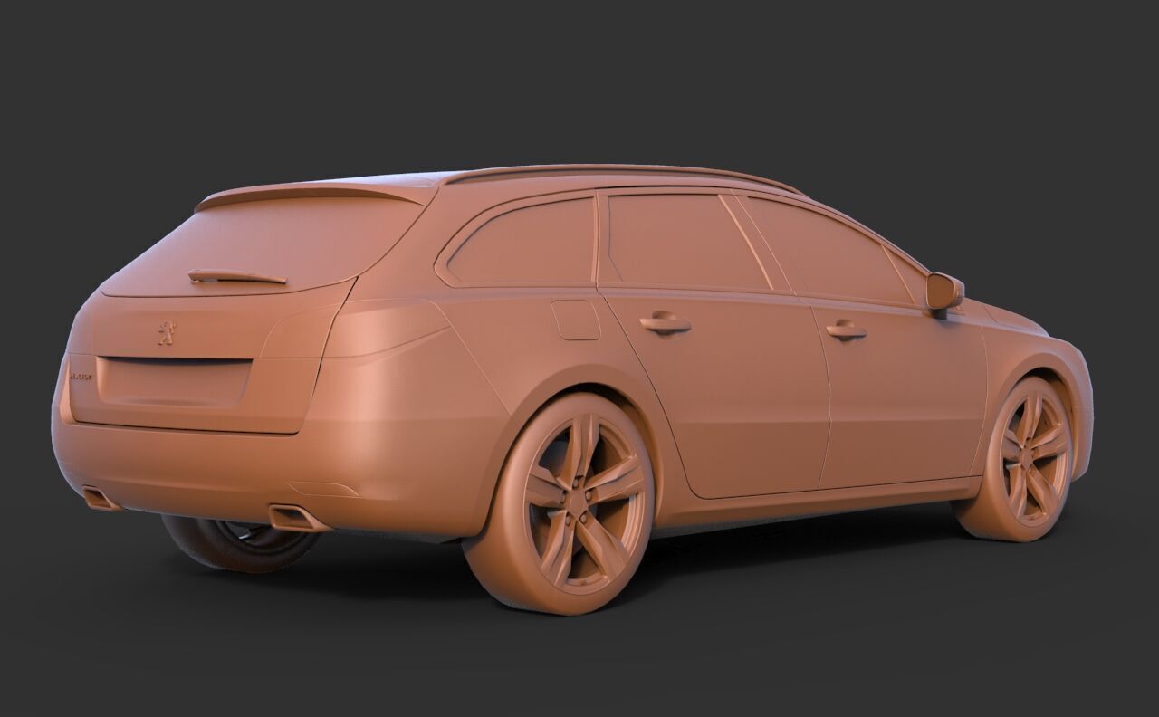 PEUGEOT 508 SW 3D print model_4
