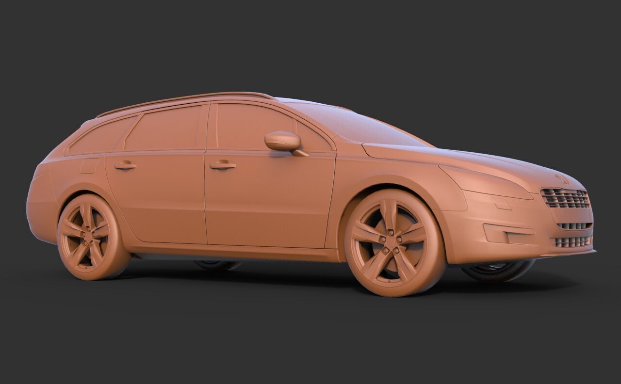 PEUGEOT 508 SW 3D print model_2