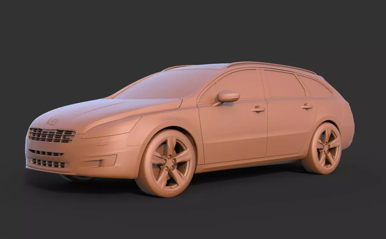 PEUGEOT 508 SW 3D print model_0