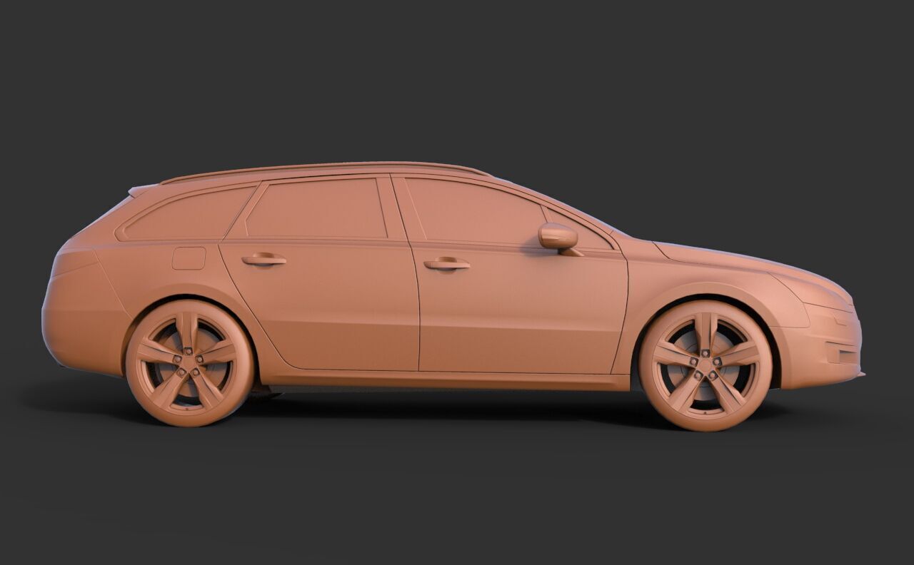 PEUGEOT 508 SW 3D print model_3