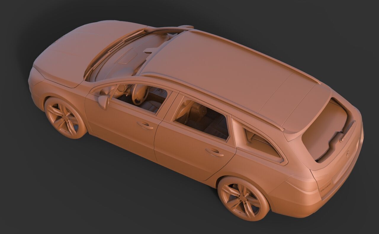 PEUGEOT 508 SW 3D print model_5