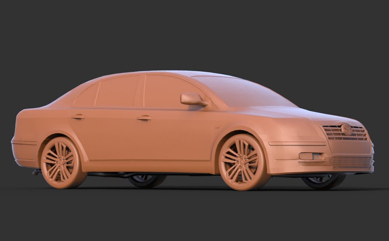 Toyota Avensis 3D print model_2