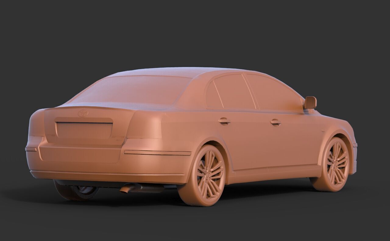 Toyota Avensis 3D print model_4