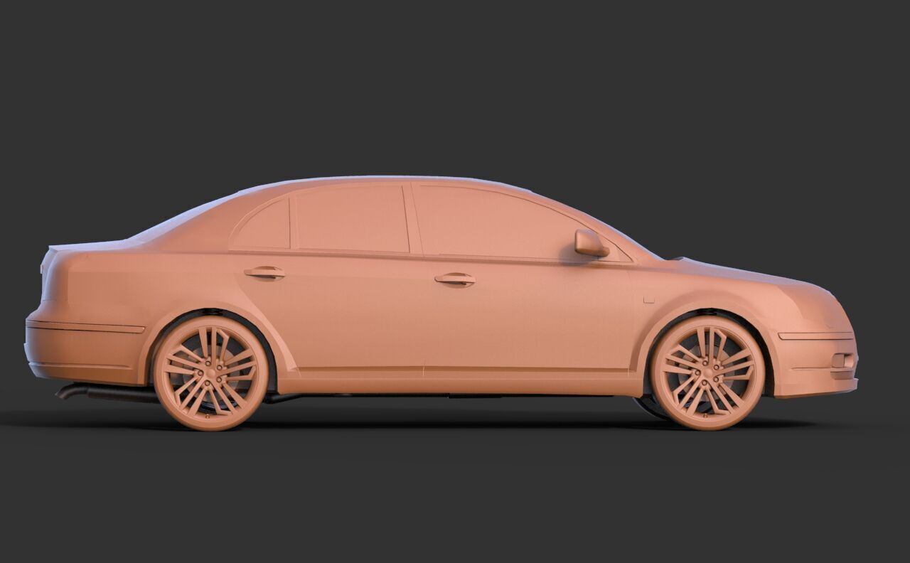 Toyota Avensis 3D print model_3
