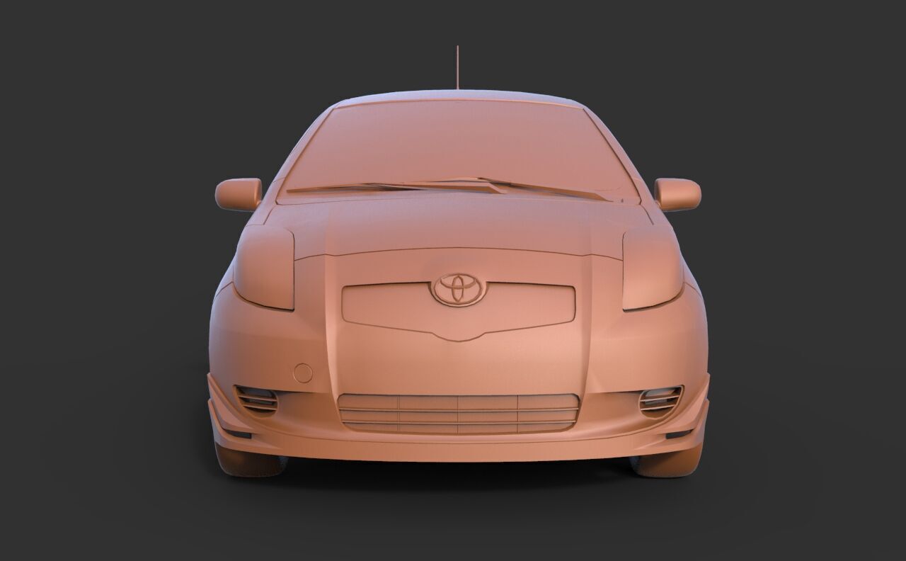 Toyota Yaris 3D print model_1