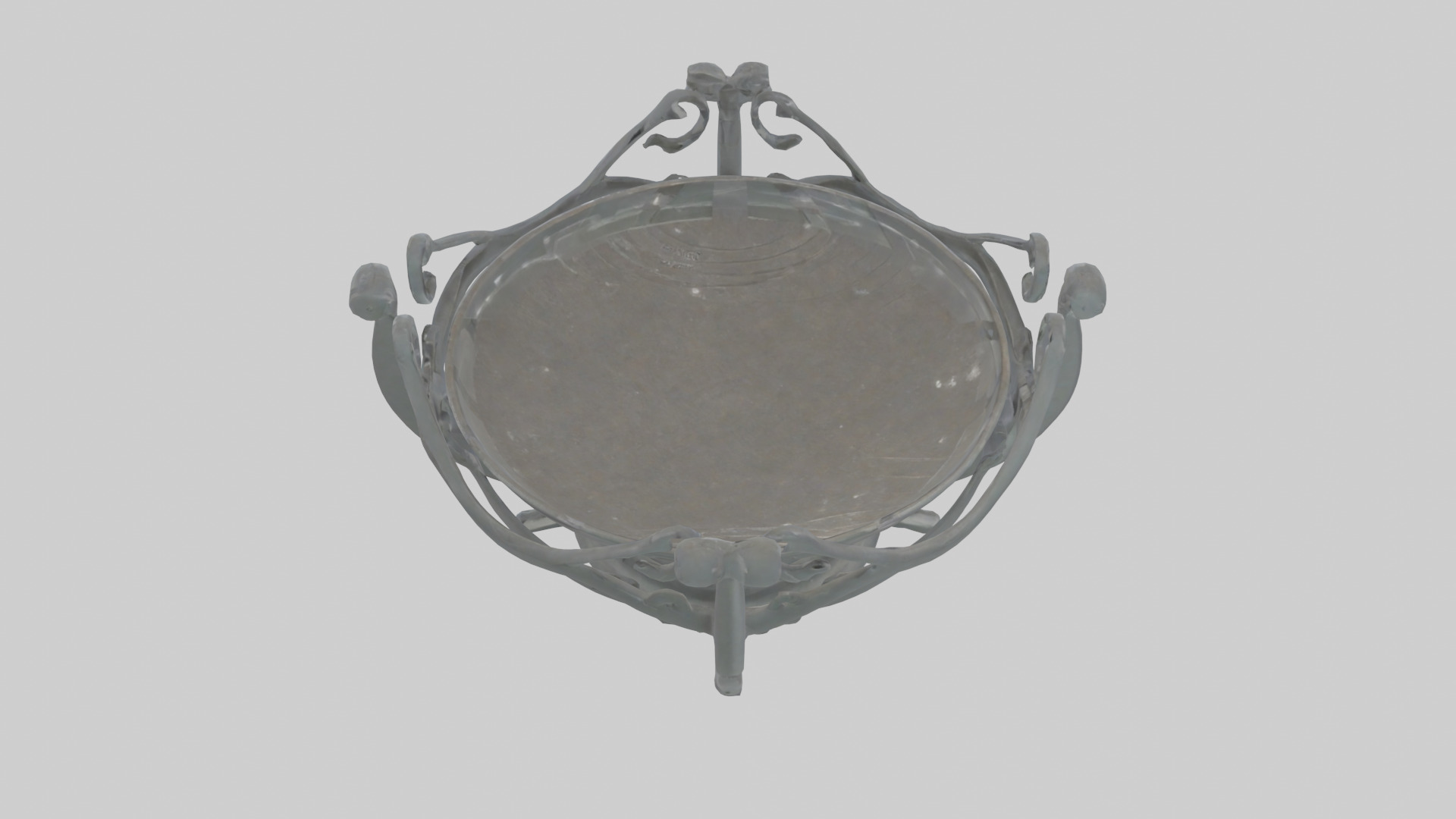 Plate Stand model Low-poly 3D model_15