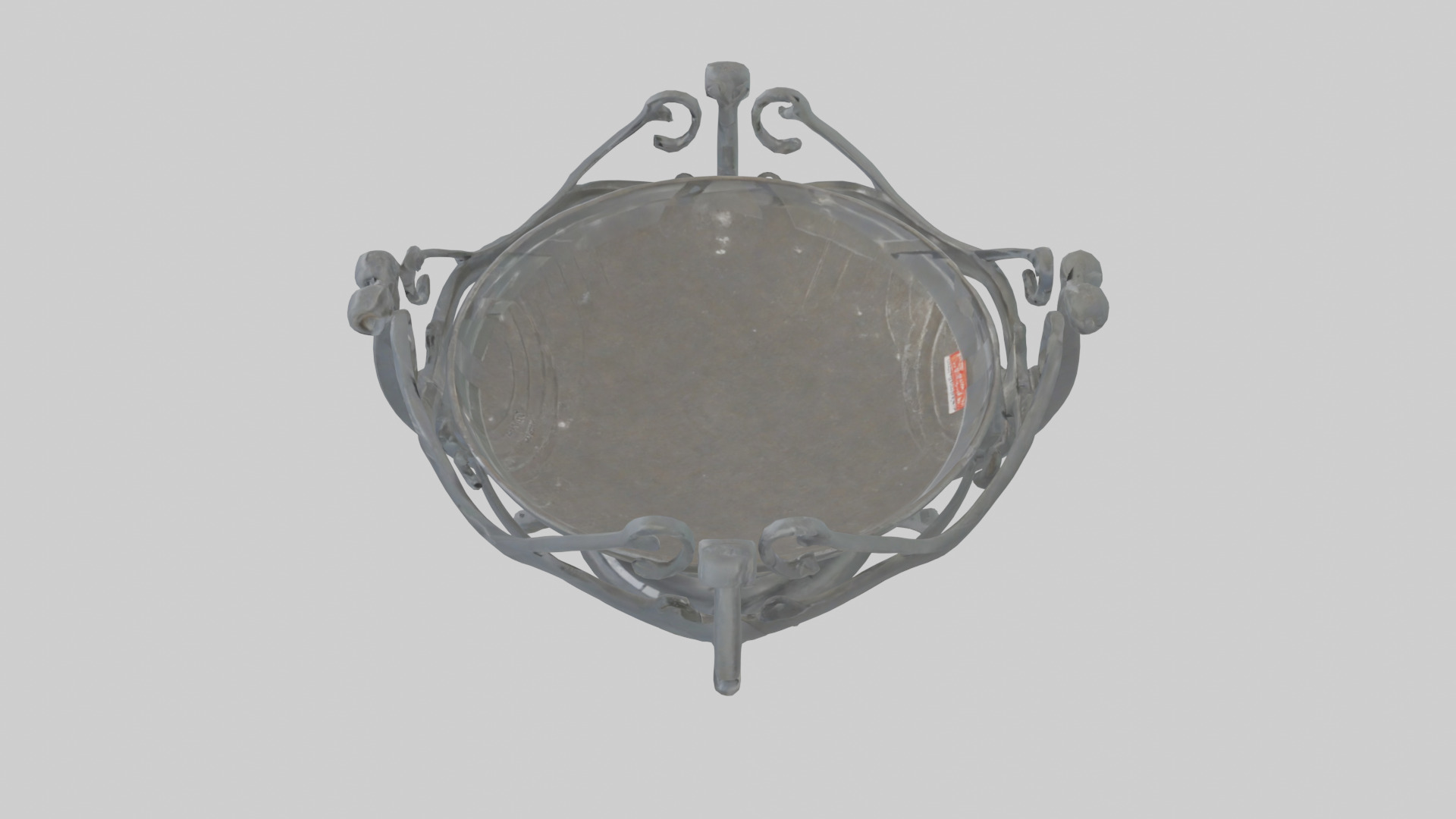 Plate Stand model Low-poly 3D model_17